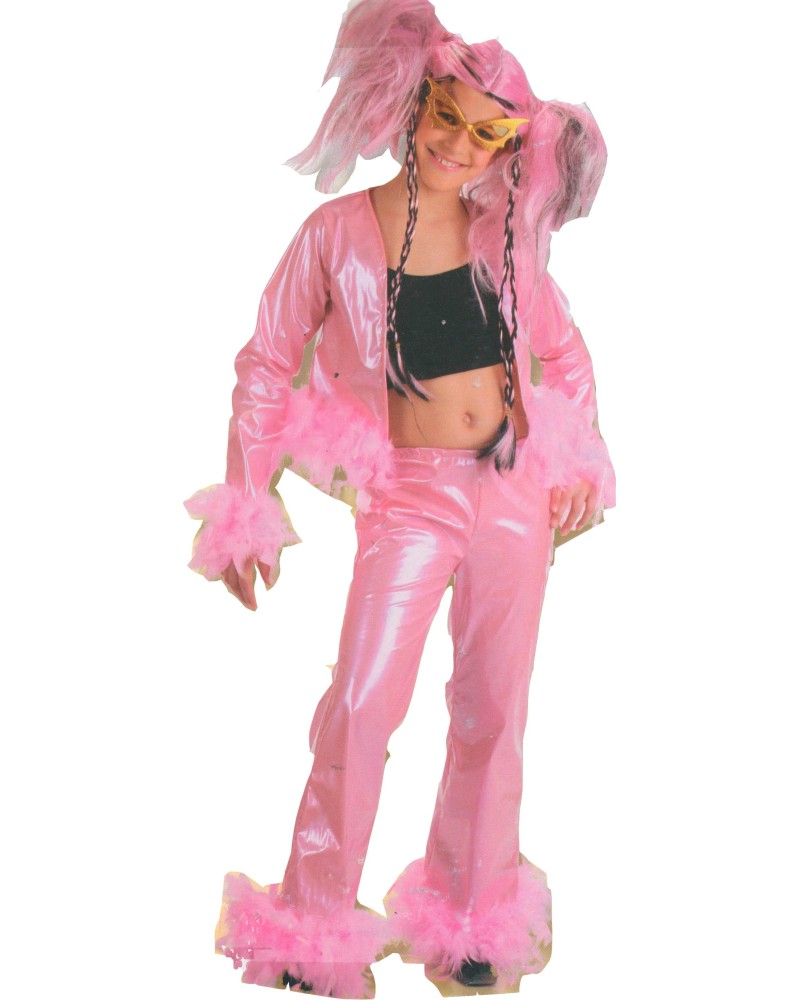 Disfraz de Cantante PopStar Infantil Niña