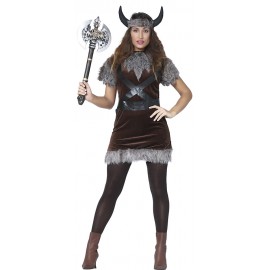 Disfraz de Vikinga Adulto Mujer