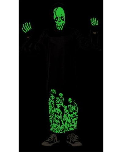 Disfraz Skull Siniestro Glow in Dark Infantil