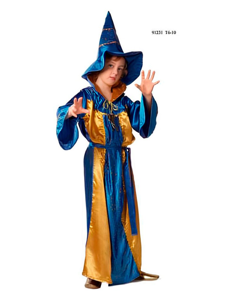Disfraz Mago Brujo Infantil Niño