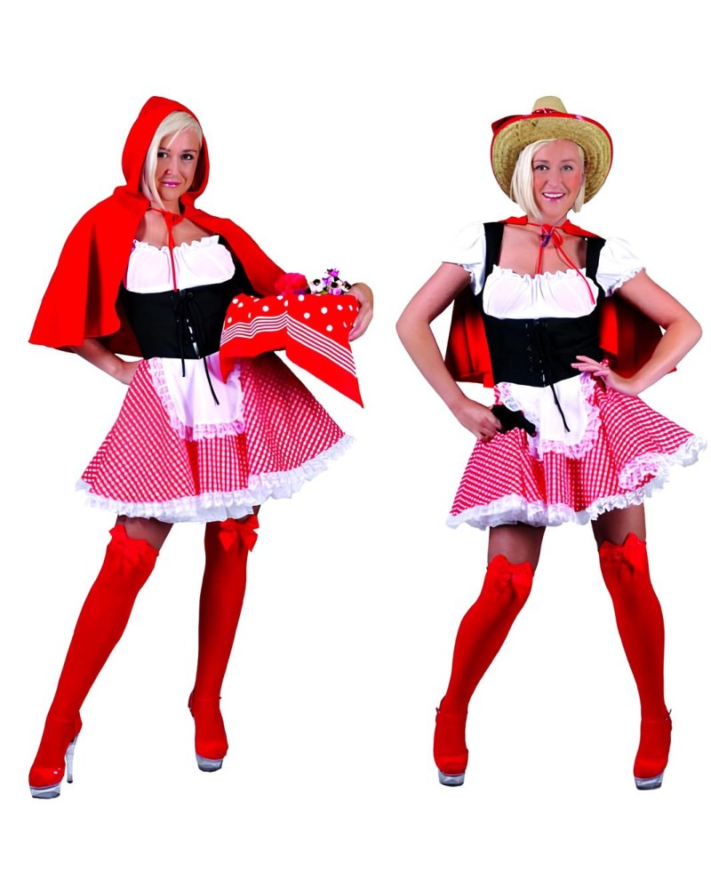 Disfraz Caperucita Roja Adulto Mujer