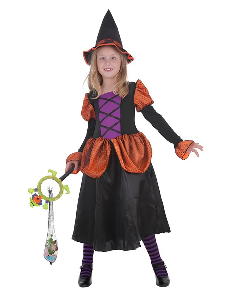 Disfraz Bruja Simpática Infantil Niña