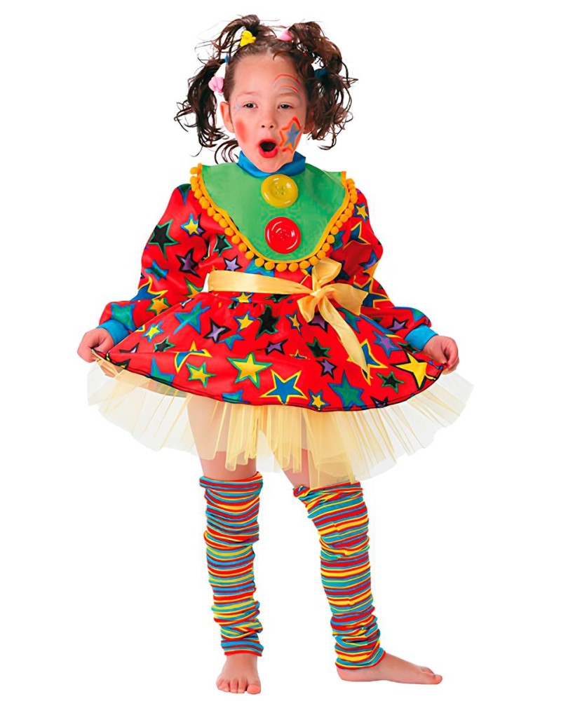Disfraz Payasina Infantil Niña