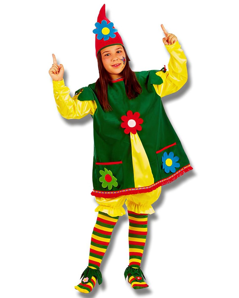 Disfraz de Gnomo infantil Niña