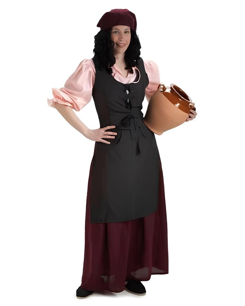 Disfraz Mesonera Medieval Adulto Mujer