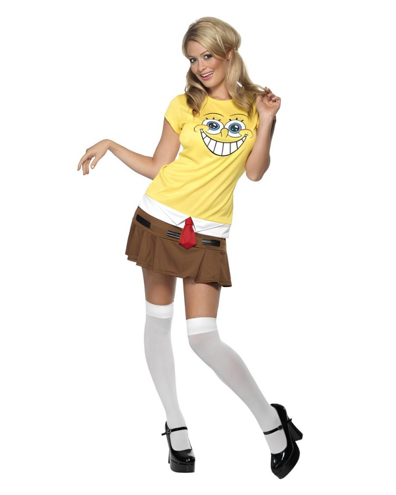 Disfraz Bob Esponja Adulto Mujer