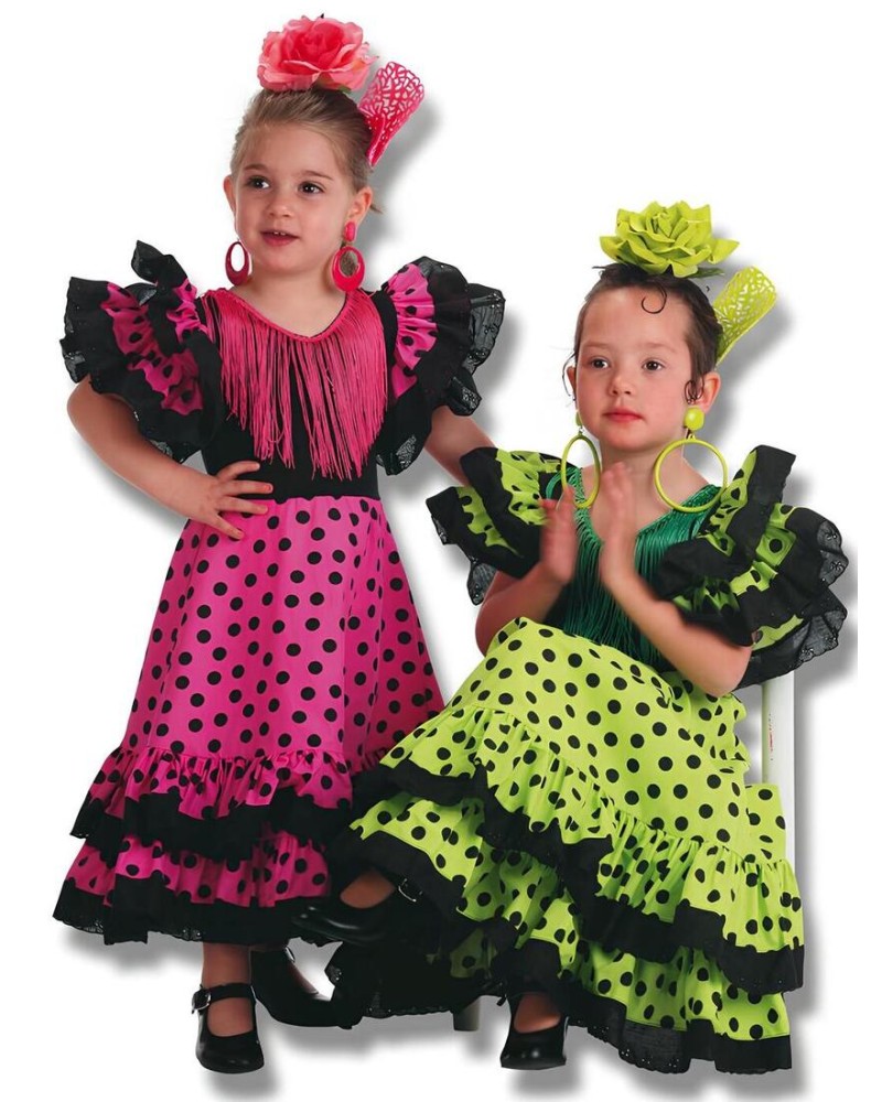 Disfraz de Sevillana Infantil Niña