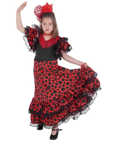 Disfraz de Sevillana Infantil Niña