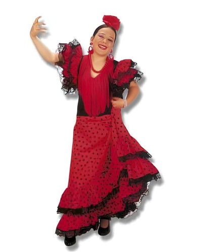 Disfraz de Sevillana Infantil Niña