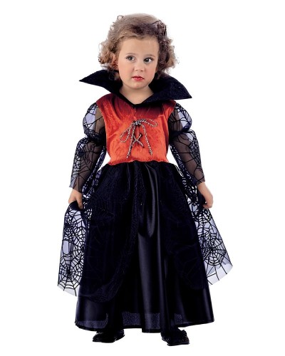 Disfraz Vampiresa Telarañas Infantil Niña