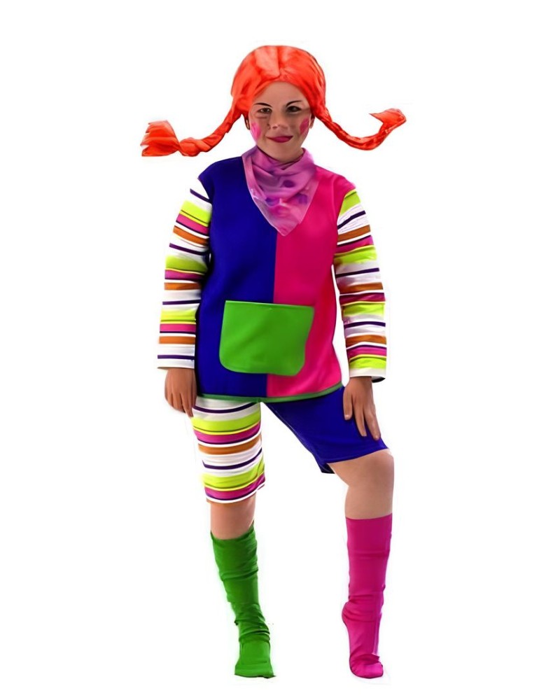 Disfraz Pipi Calzaslargas Infantil Niña