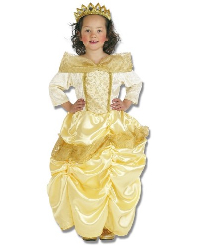 Disfraz de Princesa bella Amarilla Infantil Niña