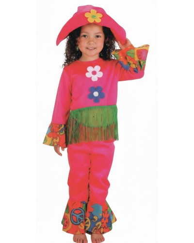Disfraz de Hippie Yeye Infantil Niña