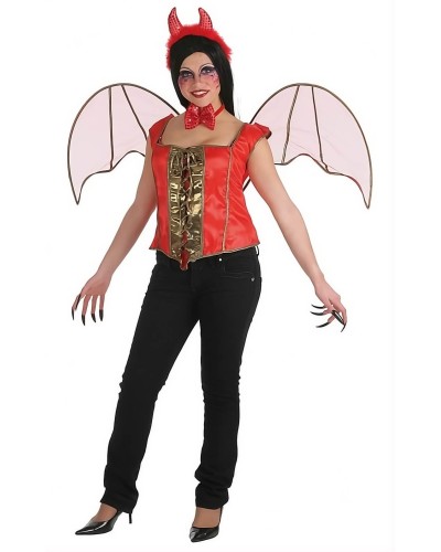 Alas Rojas Adulto Halloween