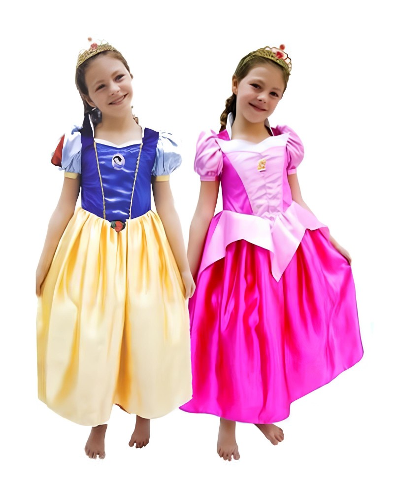 Disfraz Reversible de Blancanieves y La Bella
