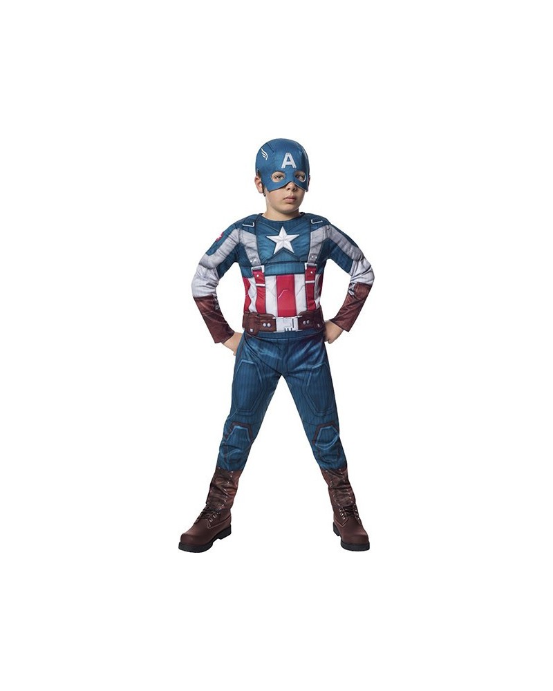 Disfraz Capitán América Reto Infantil Niño