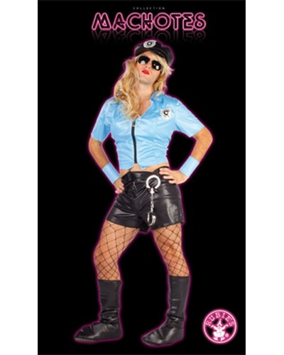 Disfraz Policia Chica Adulto para Hombre especial despedidas