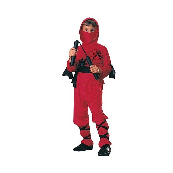 Disfraz Ninja Rojo Infantil Niño