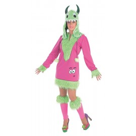 Disfraz Monster Verde Mimosa Adulto Mujer
