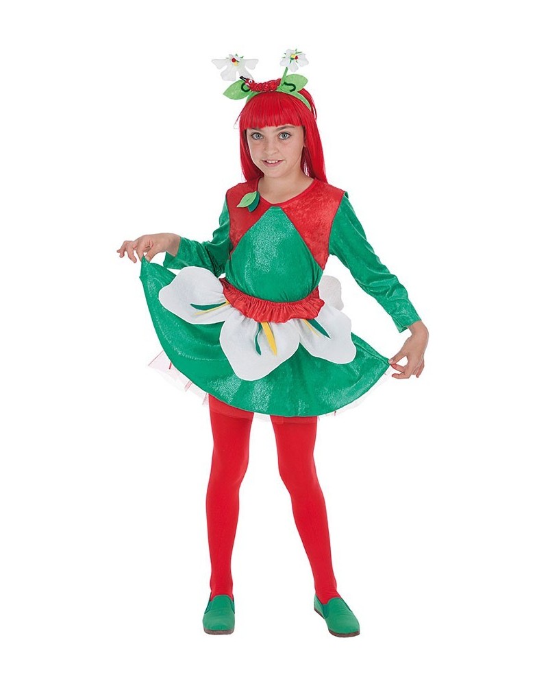 Disfraz de Gusanita Flor Infantil Niña