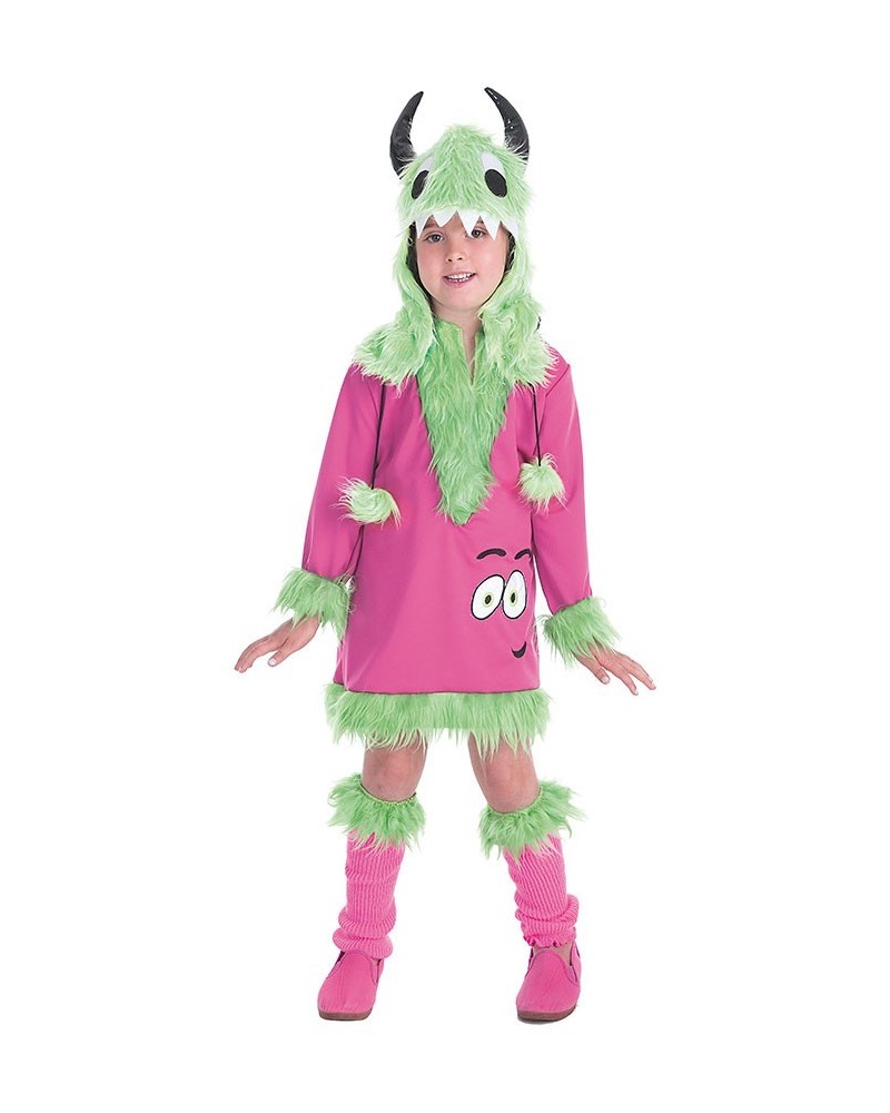 Disfraz Monster Verde Mimosa Infantil Niña
