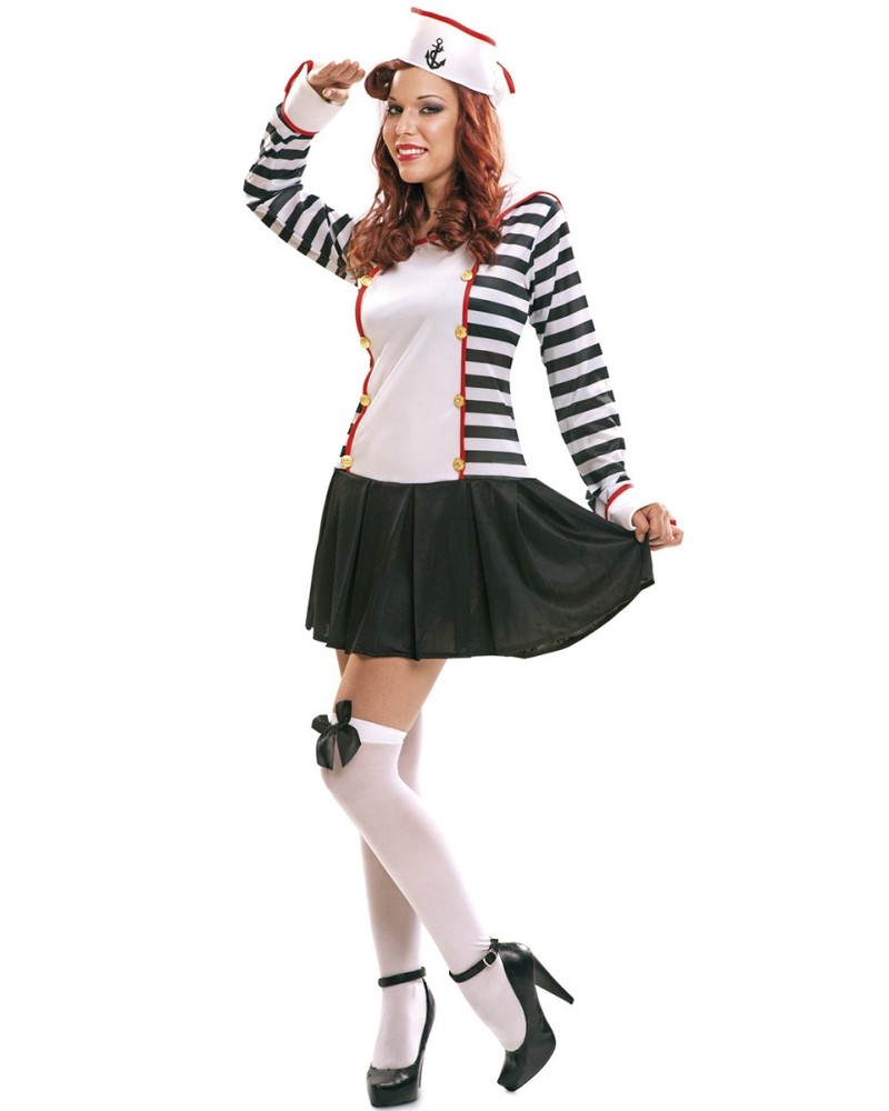disfraz de marinera elegante para mujer