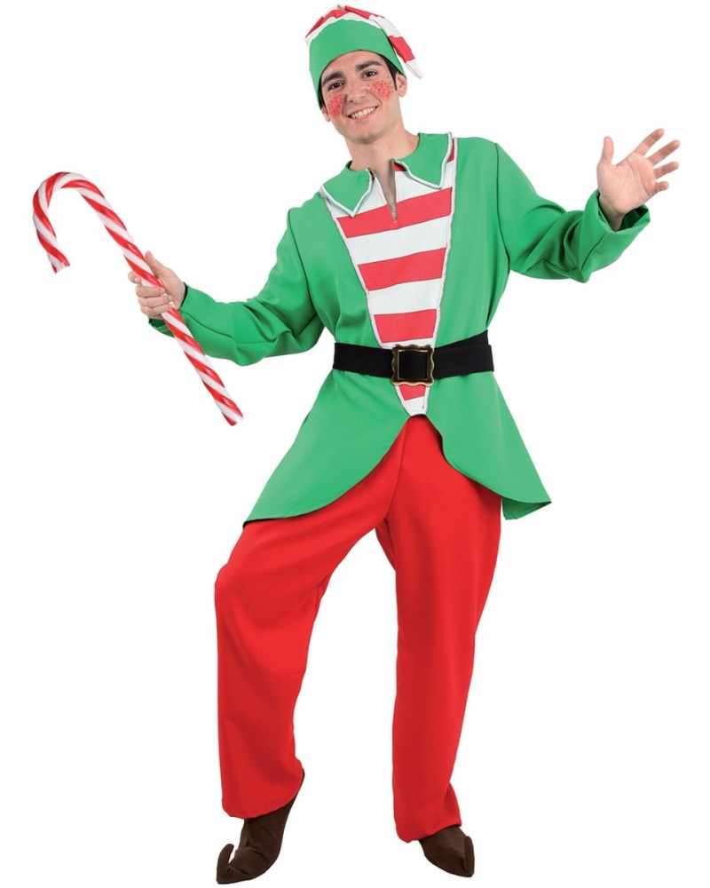 Disfraz de elfo alegre para hombre