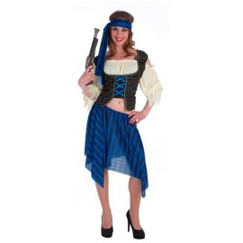 Disfraz de Pirata Bucanera Adulto Mujer
