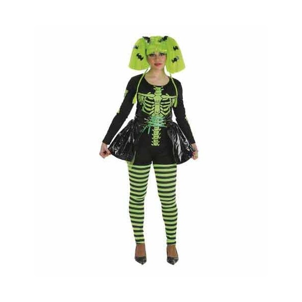 Disfraz Bruja Verde Adulto Mujer
