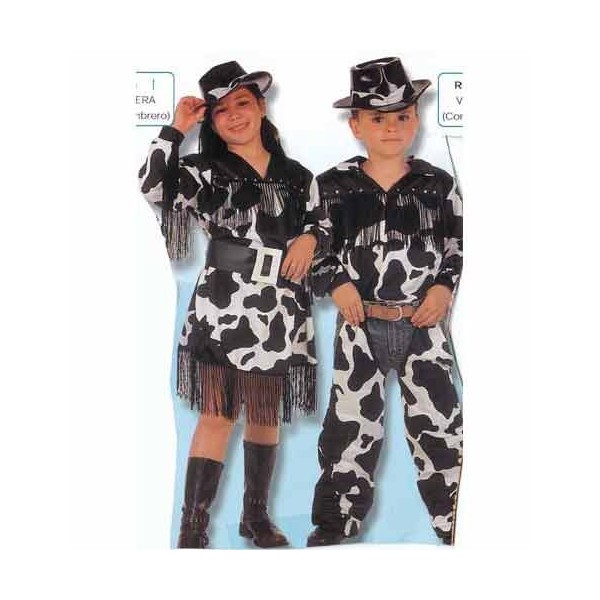 Disfraz Vaquero Vaca Infantil Niño