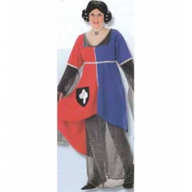 Disfraz Dama Cruzada Medieval Adulto Mujer