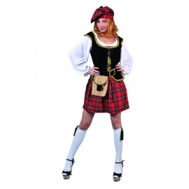 Disfraz Escocesa Adulto Mujer